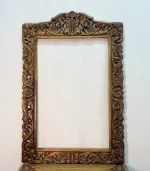 Maraş El Oyma Ceviz Ahşap Dresuar ve Ayna Seti 85x45x85 cm | El Yapımı Dekoratif Dresuar - Görsel 3