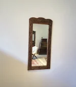 Maraş El Oyma Hayat Ağacı Büyük Boy Ayna – 162x73,5 cm Ceviz Ahşap Boy Aynası | Duvar Tipi Ayna - Görsel 2