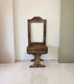 Maraş El Oyma Hayat Ağacı Dresuar – 80x45x85 cm Ayna Dahil Ceviz Ahşap Dresuar Takımı - Görsel 8