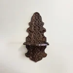 Maraş El Oyma Büyük Ceviz Kavukluk – 66x30x25.5 cm Duvara Monte Dekoratif Raf
