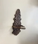 Maraş El Oyma Büyük Ceviz Kavukluk – 66x30x25.5 cm Duvara Monte Dekoratif Raf - Görsel 4