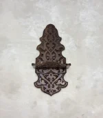 Maraş El Oyma Büyük Ceviz Kavukluk – 66x30x25.5 cm Duvara Monte Dekoratif Raf - Görsel 5