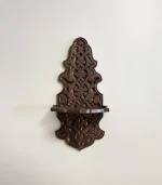 Maraş El Oyma Büyük Ceviz Kavukluk – 66x30x25.5 cm Duvara Monte Dekoratif Raf - Görsel 8