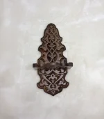 Maraş El Oyma Ceviz Ağacı Kavukluk – 44x21x17.5 cm Duvar Tipi Dekoratif Raf - Görsel 8