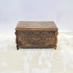 Maraş Çeyiz Sandığı %100 Orijinal Ceviz Ağacı 95x50x60 Ahşap Sandık - Meriç Eskitme